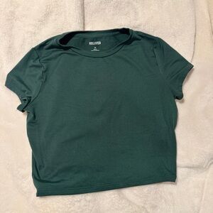HOLLISTER FITTED CROP TOP